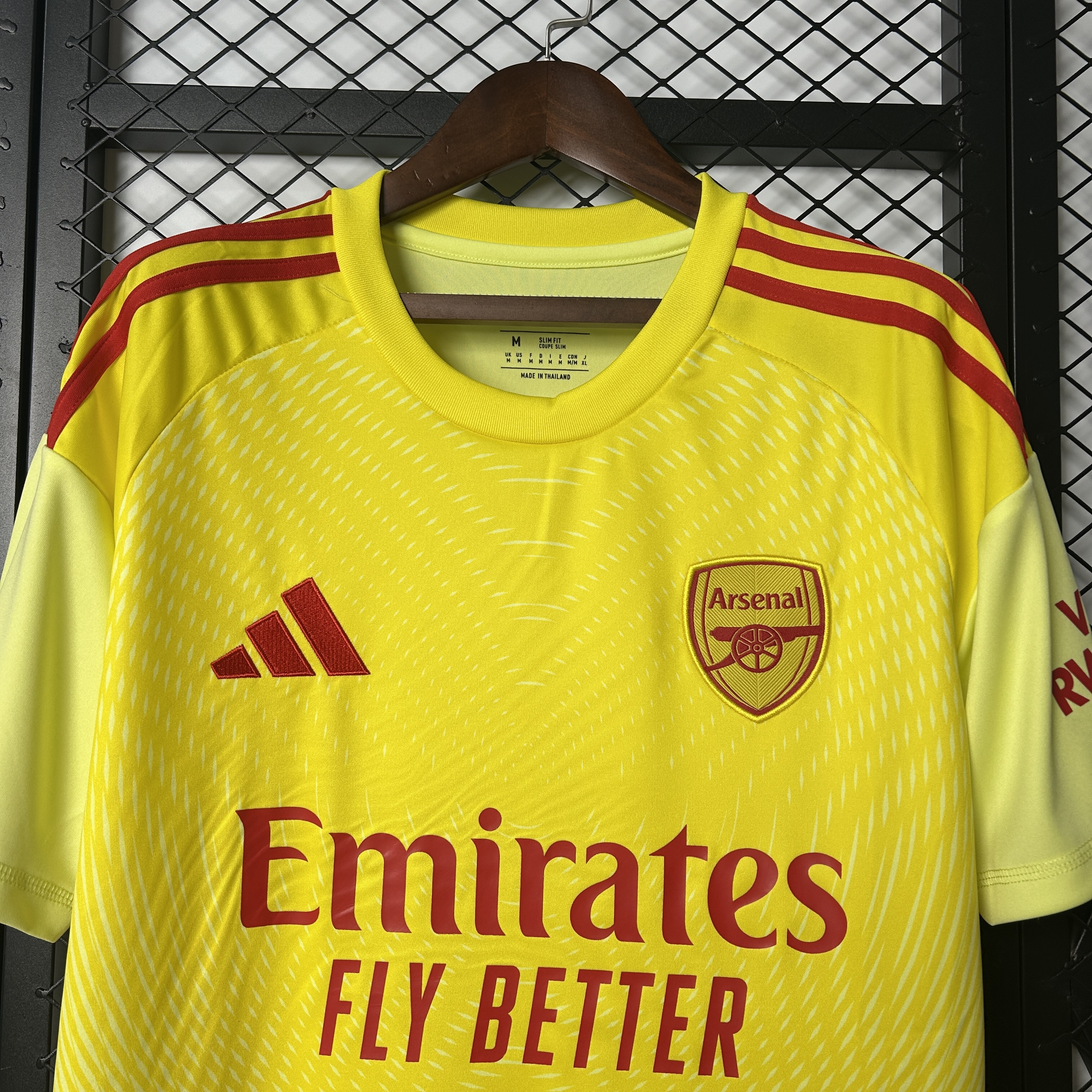 25-26 Arsenal GoalKeeper Fans Jersey/25-26  阿森纳黄色守门员