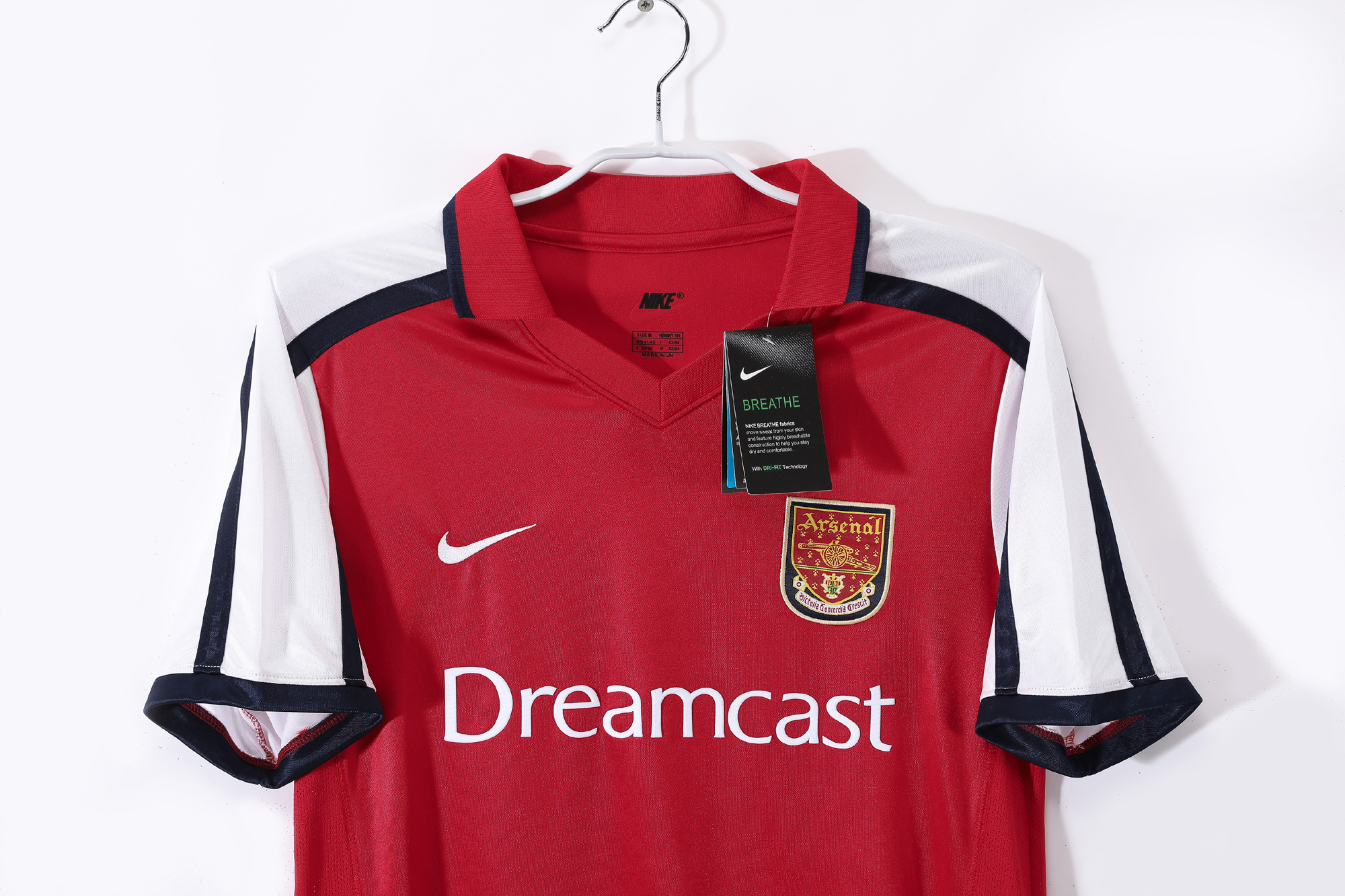 2001-02 Arsenal Home Retro Jersey/01-02阿森纳主场