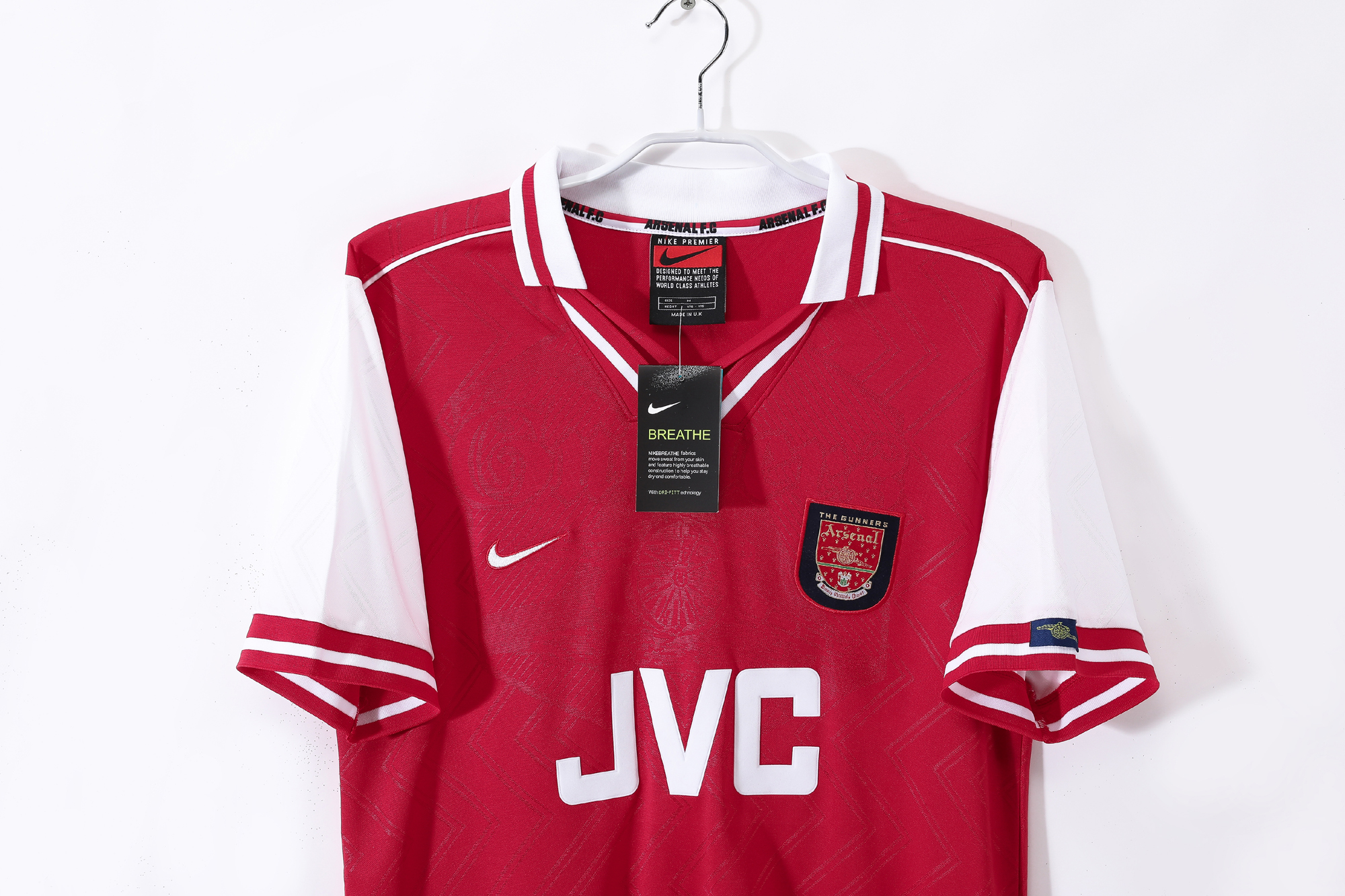 96-97 Arsenal Home Retro Jersey/96-97阿森纳主场