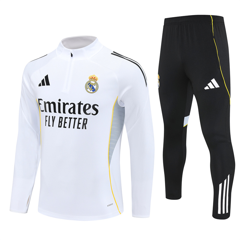 25-26 Real Madrid Training Suit/ 25-26皇马半拉训练服