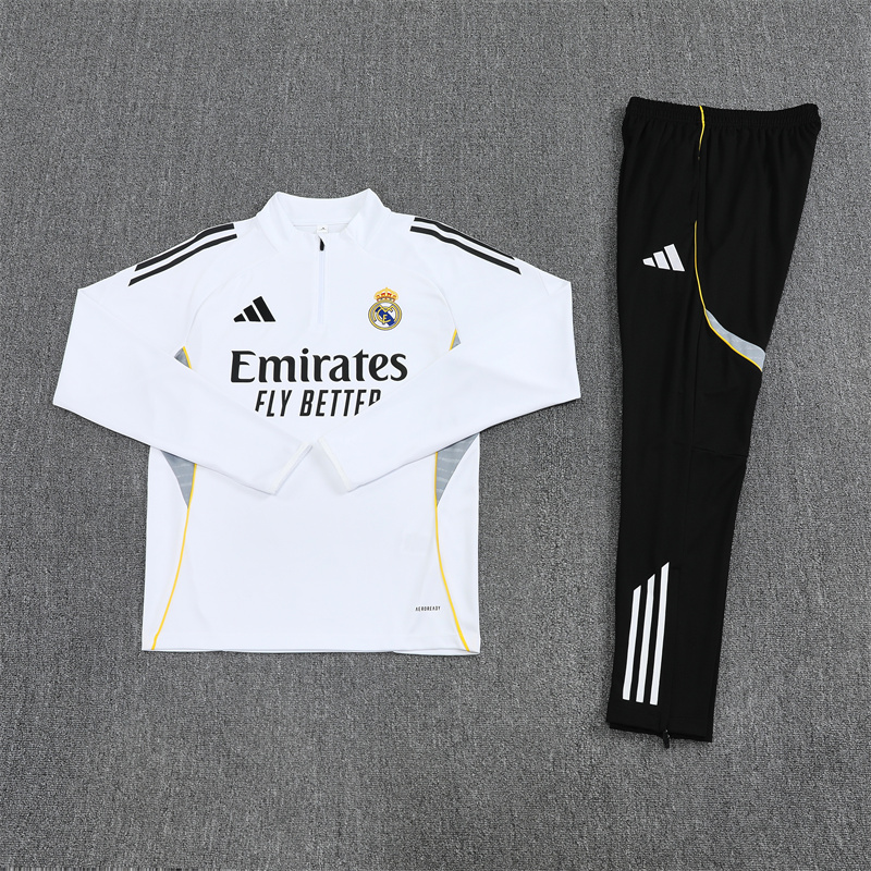 25-26 Real Madrid Training Suit/ 25-26皇马半拉训练服