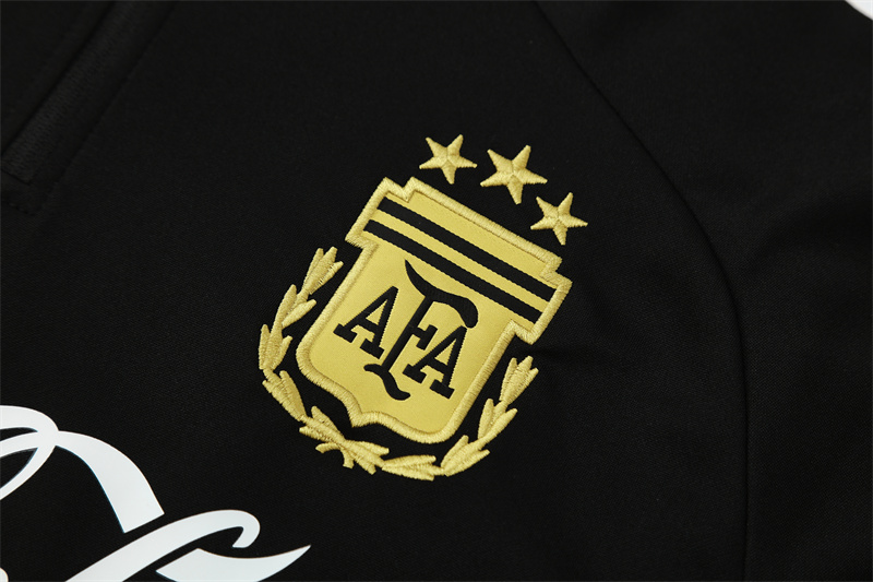 25-26 Argentina Black Training Suit/ 25-26阿根廷黑色训练服
