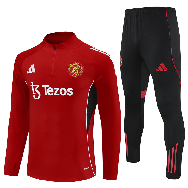 25-26 Manchester United Training Suit/ 25-26曼联半拉训练服