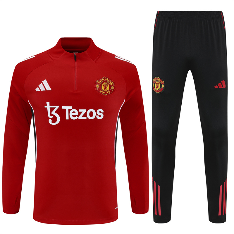 25-26 Manchester United Training Suit/ 25-26曼联半拉训练服