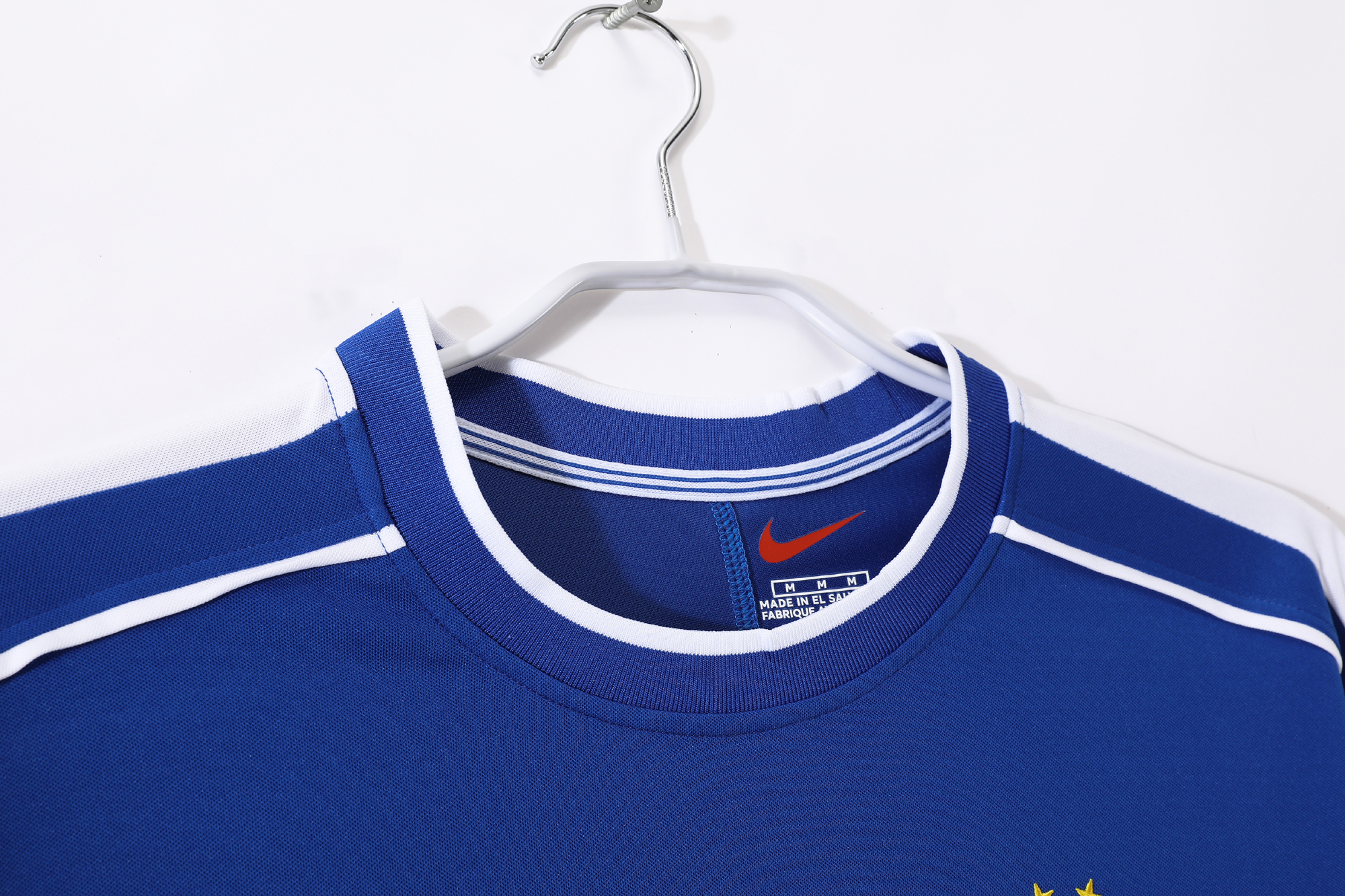 1998 Brazil Away Retro Long Sleeve Jersey/1998巴西客场长袖
