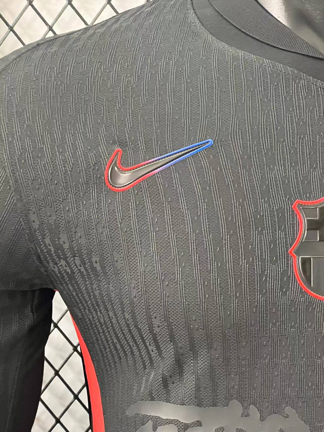 24-25 Barcelona Black TRAVIS SCOTT  Player Long Sleeve Jersey/ 24-25巴萨客场球员特别版长袖