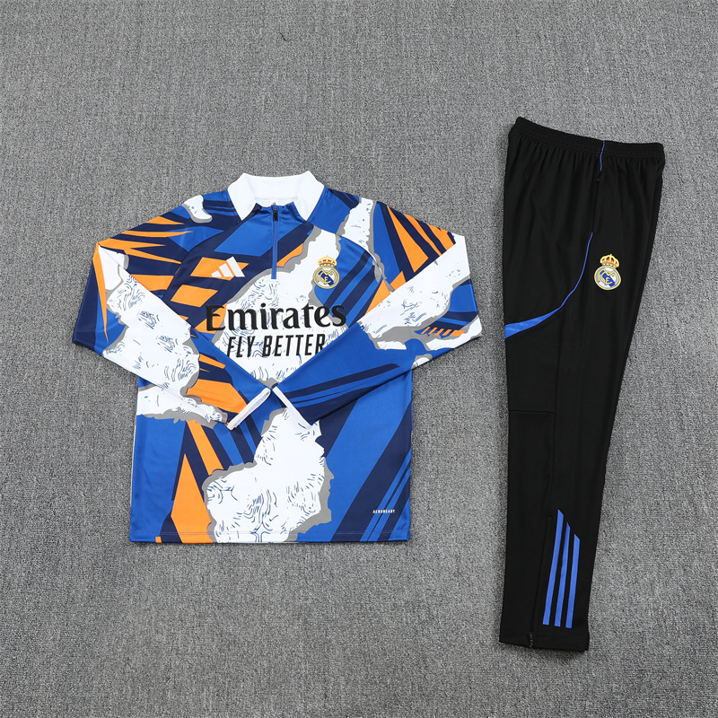 25-26 Real Madrid Training Suit/ 25-26皇马半拉训练服