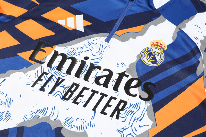 25-26 Real Madrid Training Suit/ 25-26皇马半拉训练服