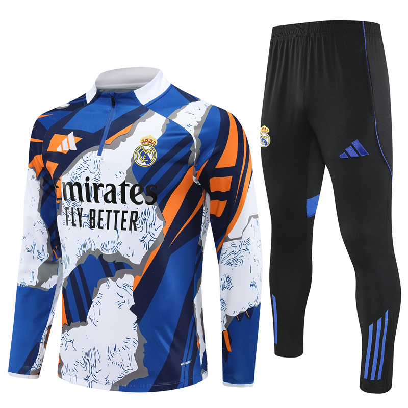 25-26 Real Madrid Training Suit/ 25-26皇马半拉训练服
