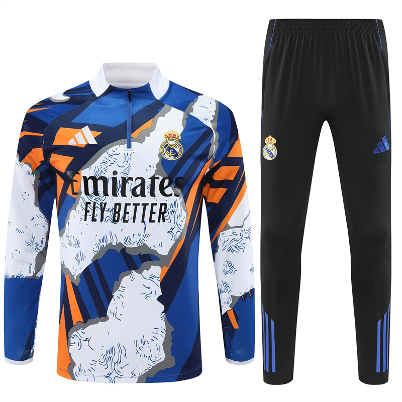 25-26 Real Madrid Training Suit/ 25-26皇马半拉训练服