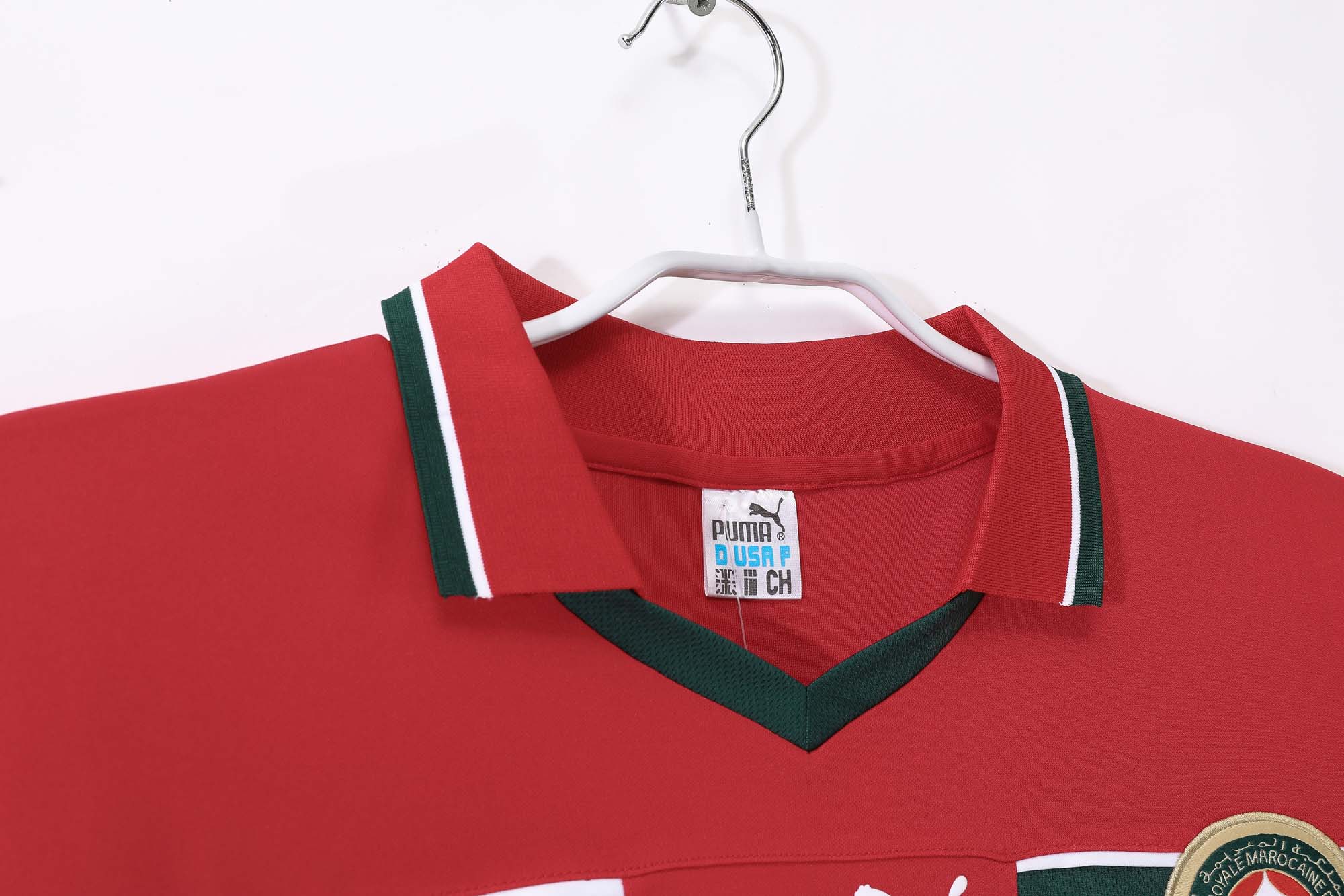 1998 Morocco Red Retro Jersey/1998摩洛哥红色复古