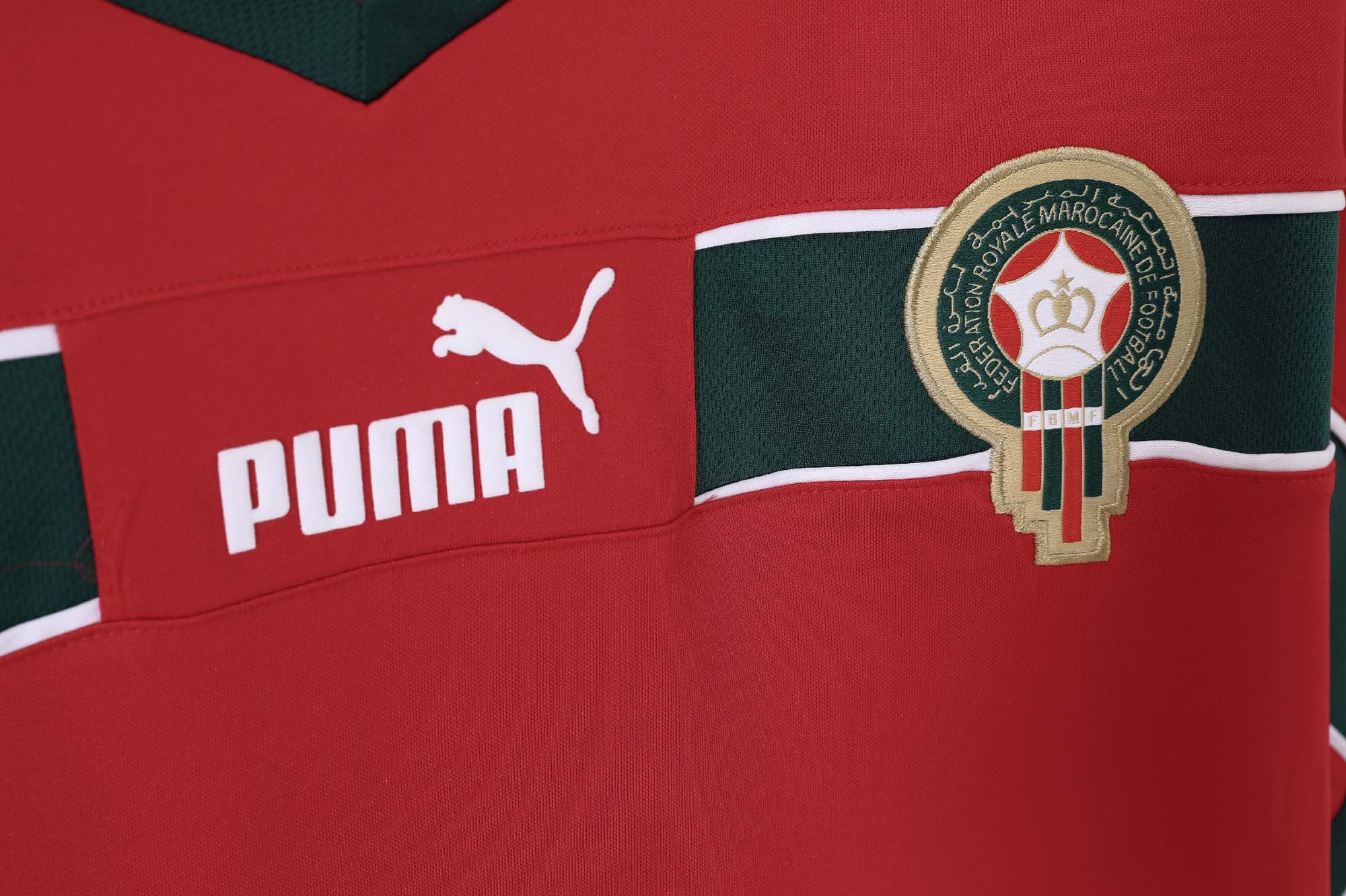 1998 Morocco Red Retro Jersey/1998摩洛哥红色复古