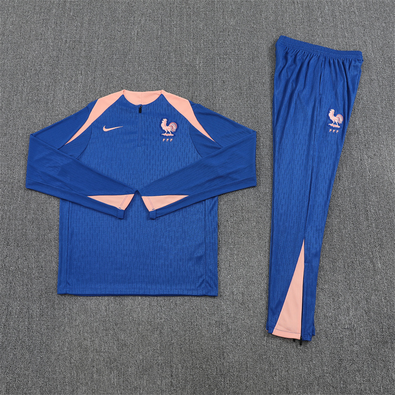 2025 France Player Version Training Suit/2025法国半拉训练服，球员版