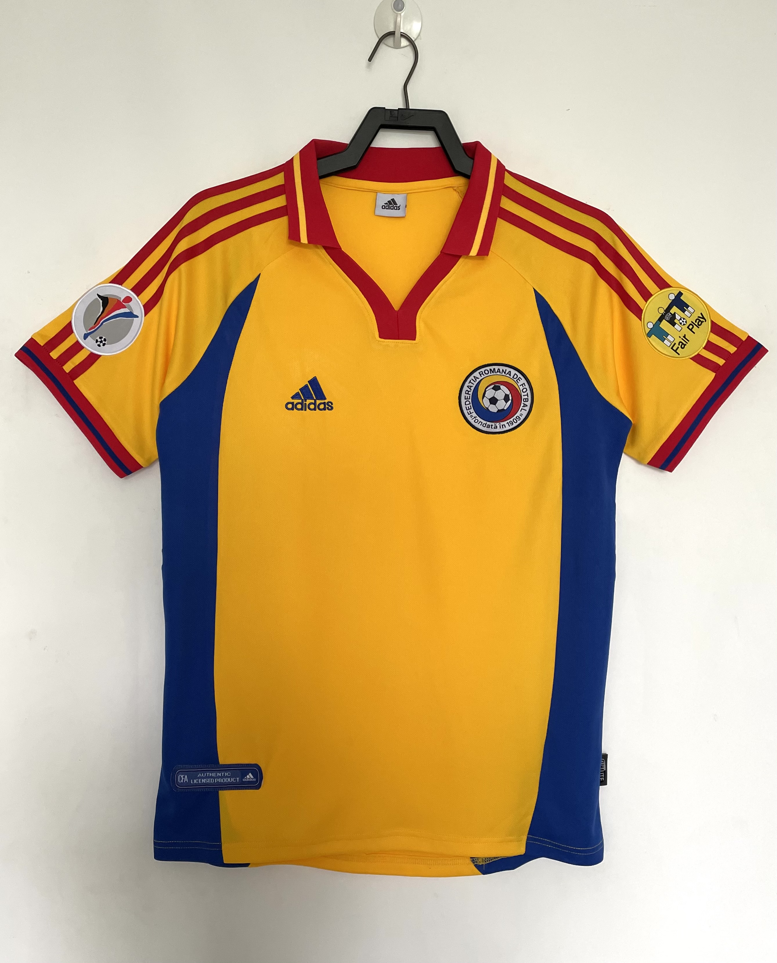 2000 Romania Home Retro Jersey/2000罗马尼亚主场