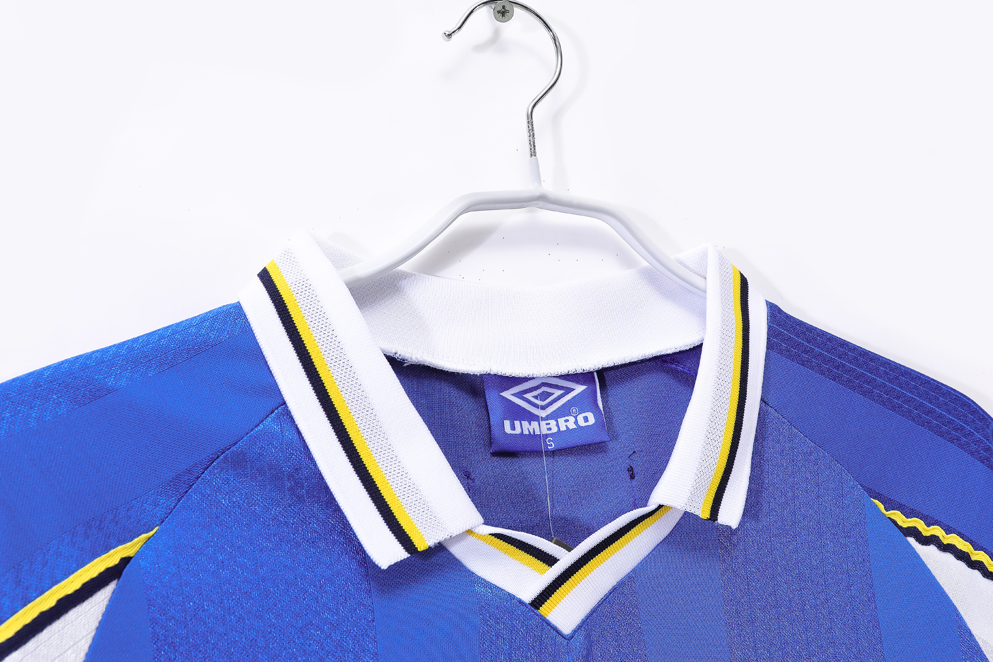 97-98 Chelsea Home Long Sleeve Retro Jersey/ 97-98切尔西主场长袖