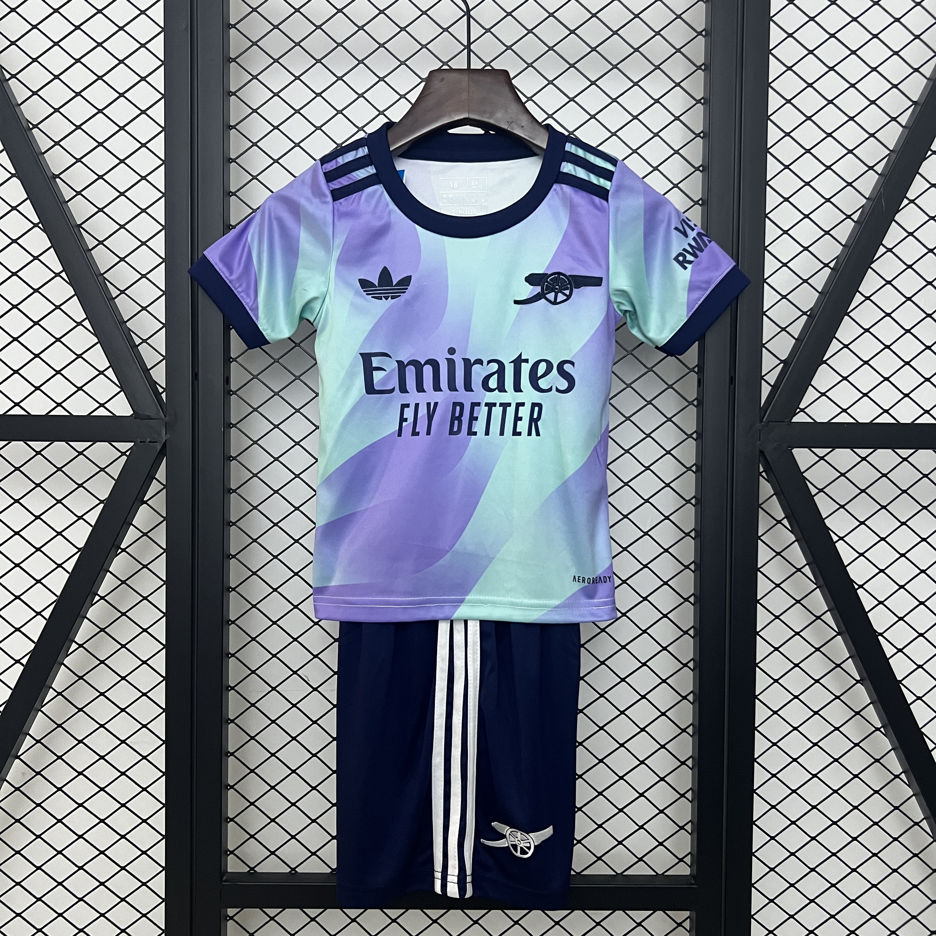 24-25 Arsenal Third Kids Kit/24-25阿森纳第二客场童装
