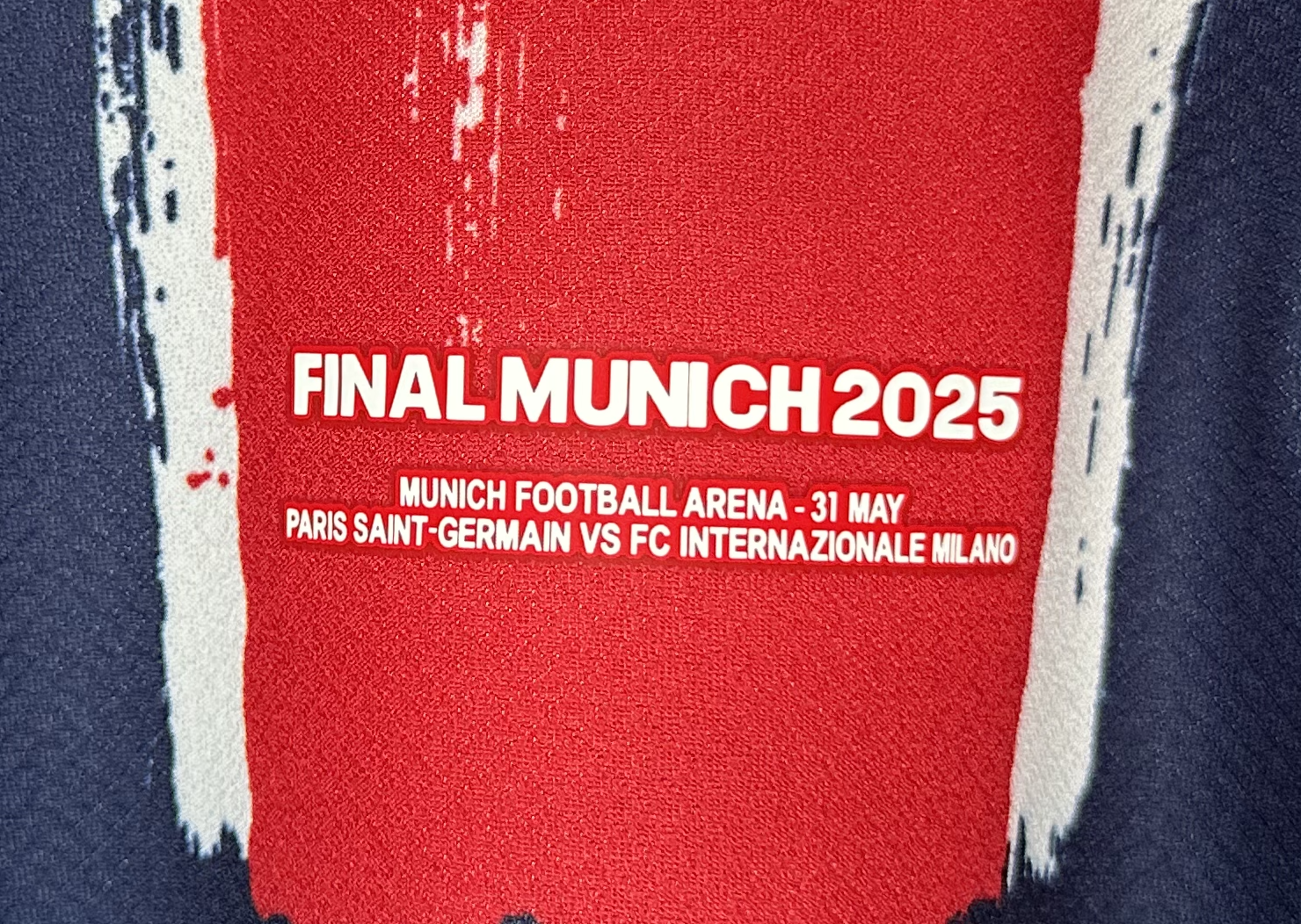 24-25 PSG Home Fans With Final Game Detail  Jersey/ 24-25 PSG主场球迷版决赛版