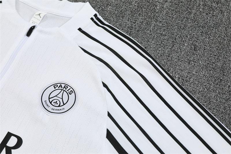 25-26 PSG Training Suit/25-26乔丹巴黎白色训练服【欧冠版】