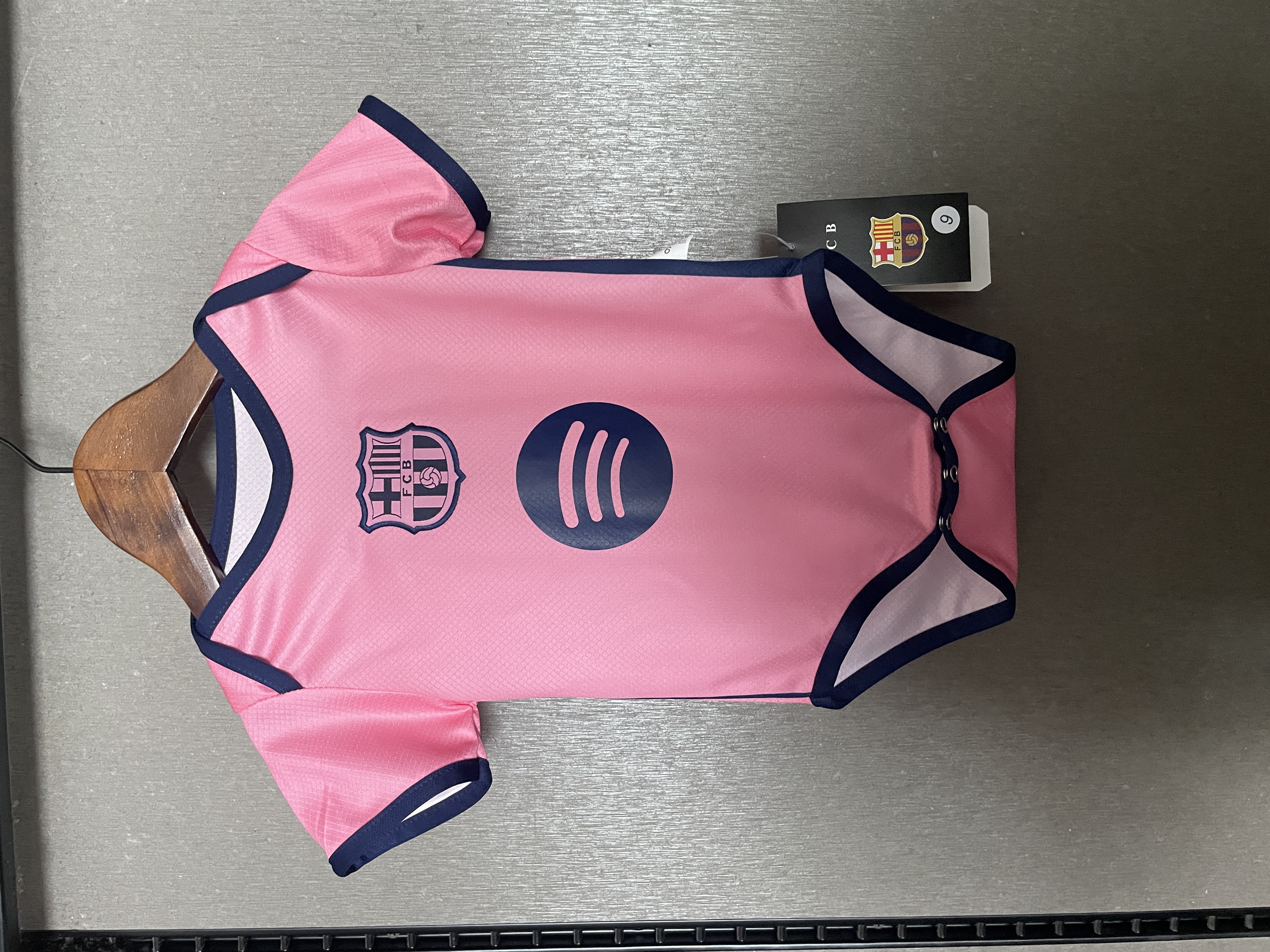 25-26 Barcelona Pink Baby Clothing/25-26巴萨粉色婴儿装