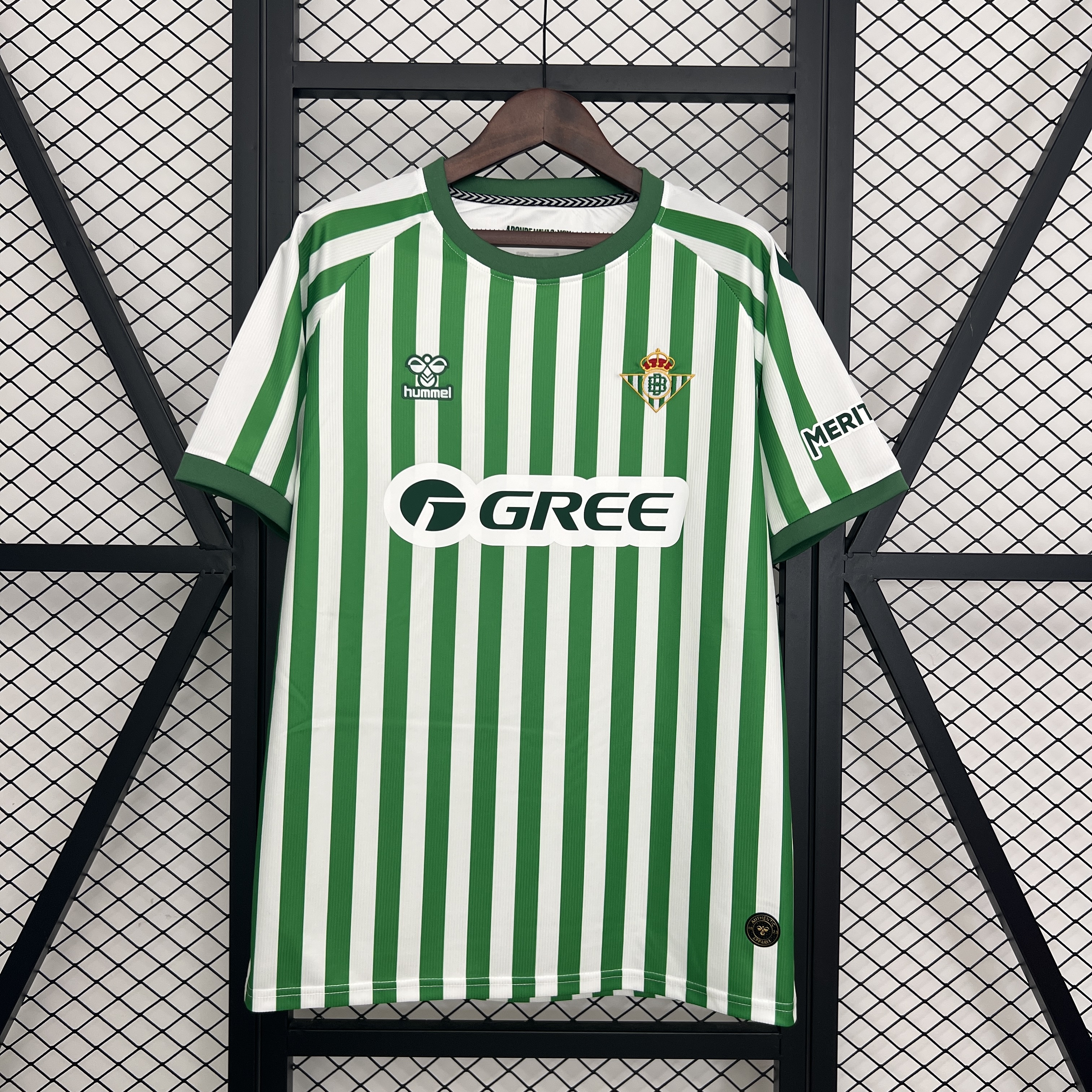 24-25 Real Betis Real Betis Final Uefa Conference League Final Game /24-25 贝蒂斯欧协联决赛带小字臂章
