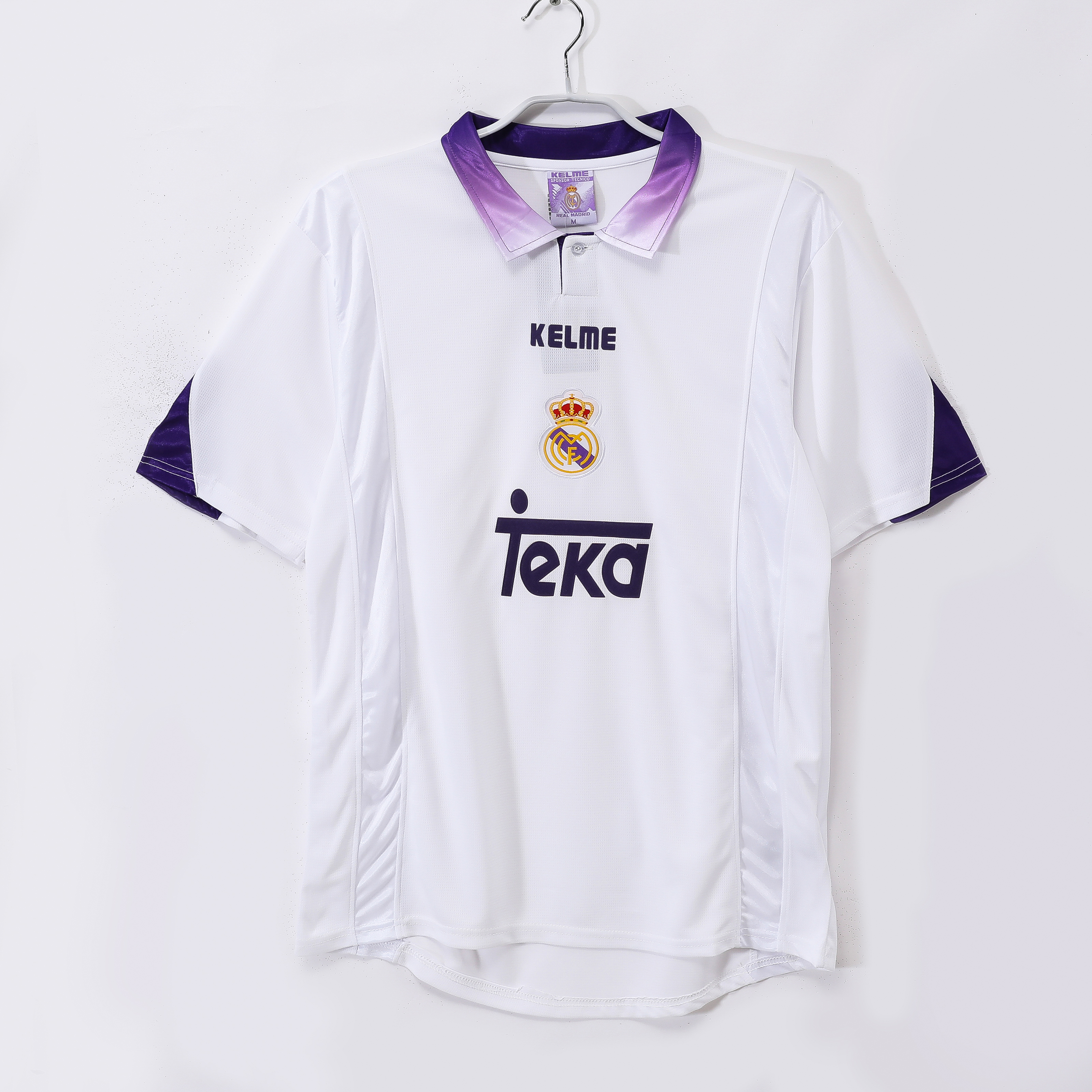 97-98 Real Madrid Home Short Sleeve Retro Jersey/97-98皇马主场