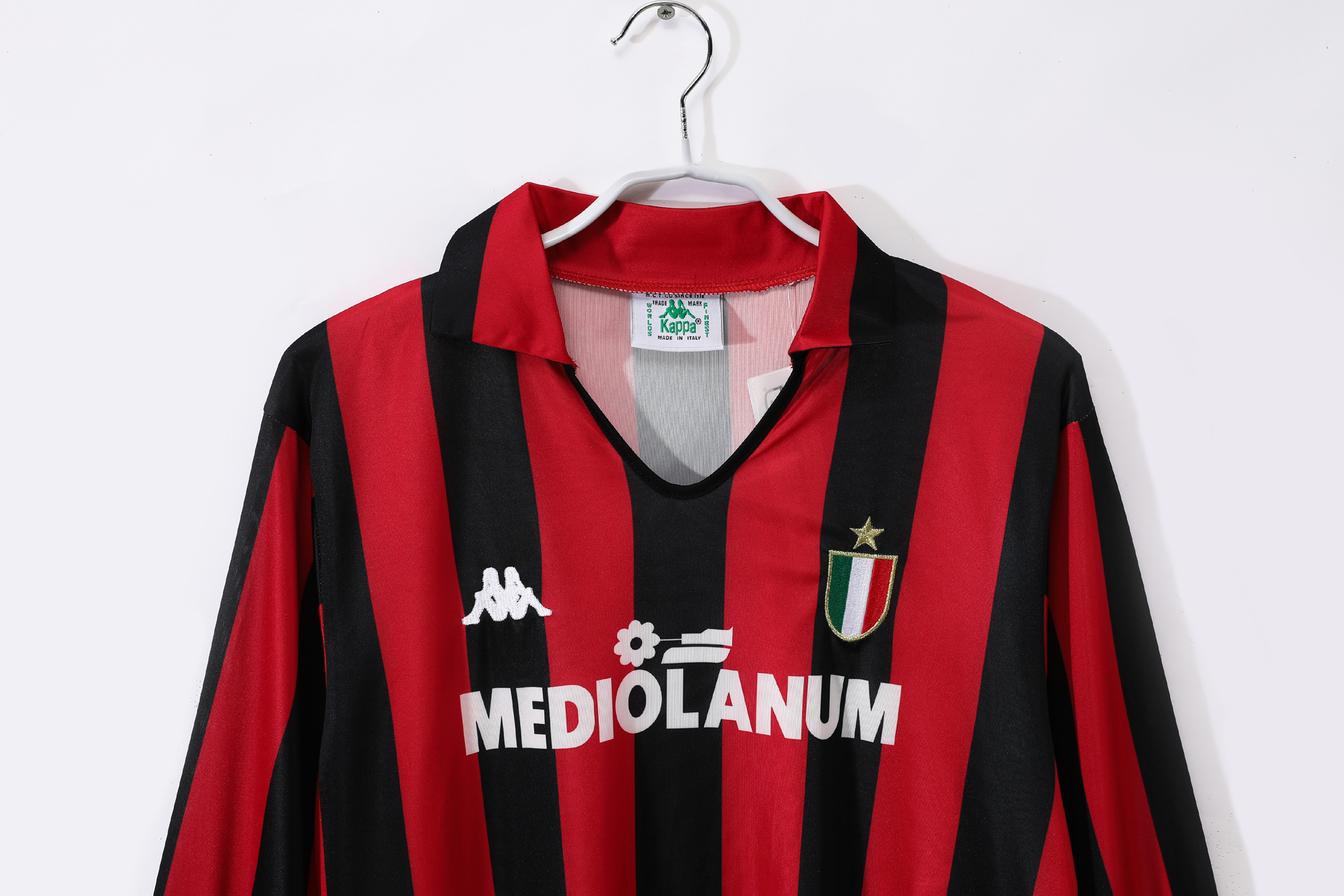 88-89 AC Milan Home Retro Long Sleeve Jersey/ 88-89AC米兰主场长袖