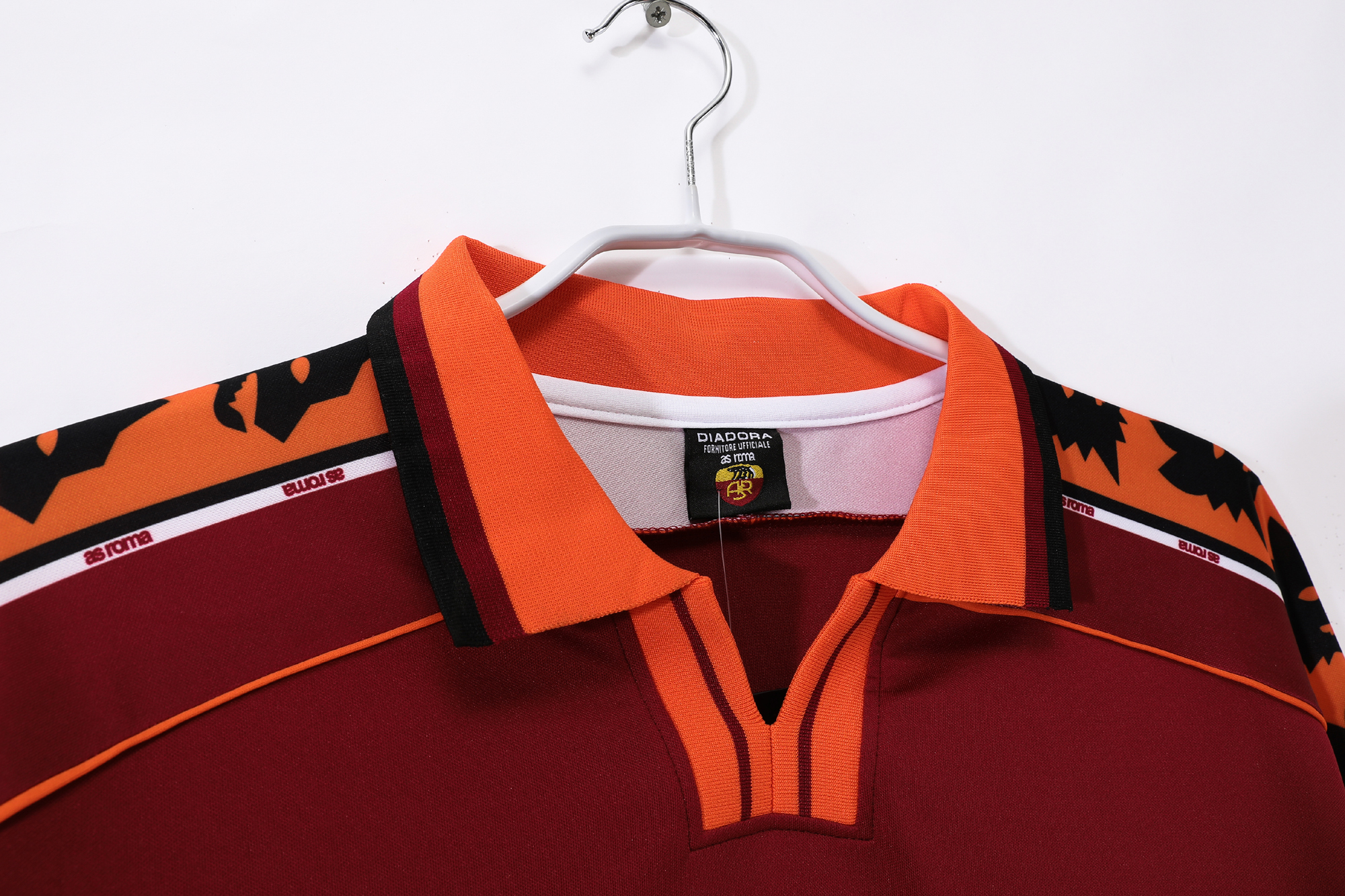 98-99 Roma Home Long Sleeve Retro Jersey/98-99罗马主场长袖