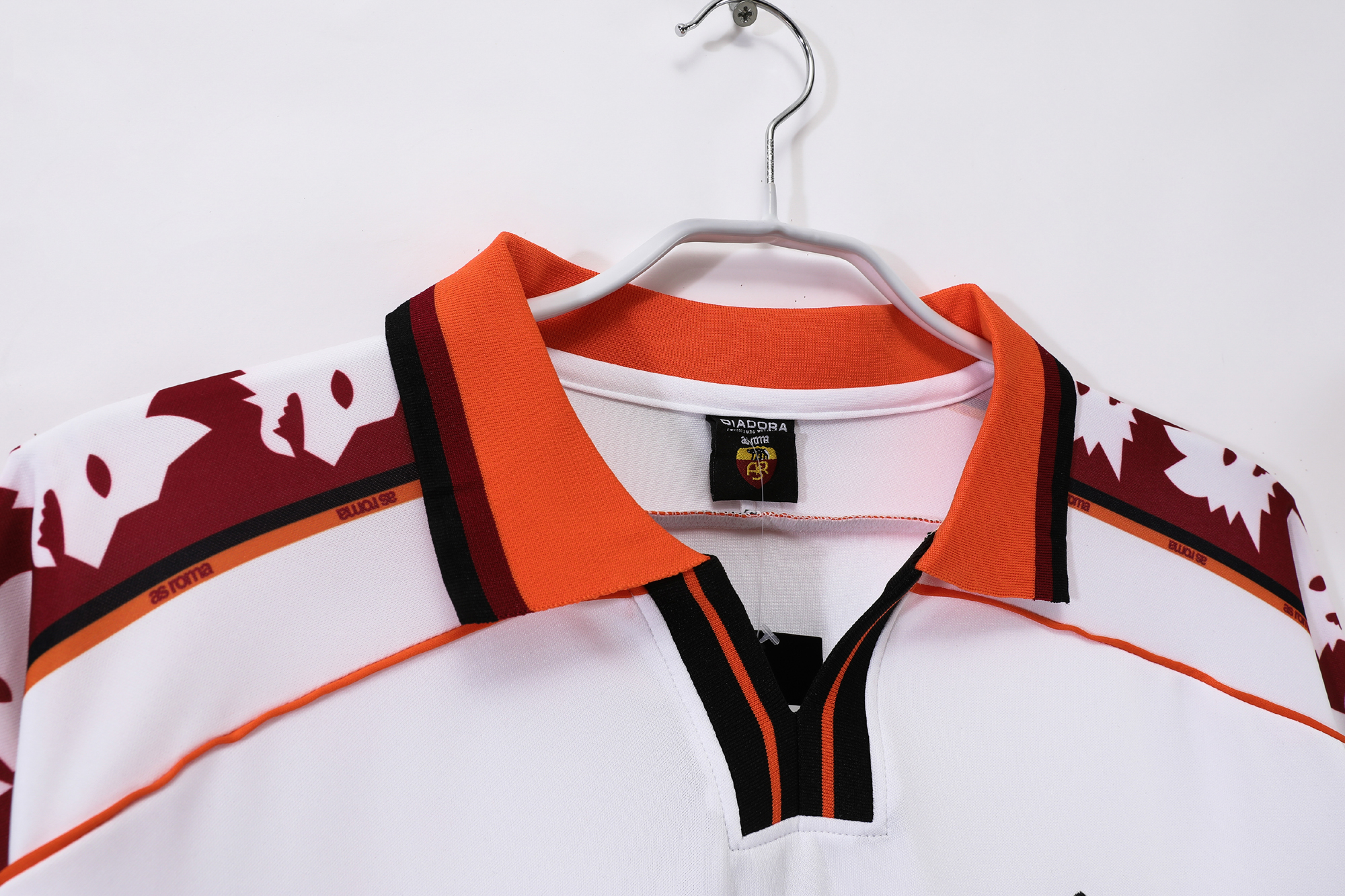 98-99 Roma Away Long Sleeve Retro Jersey/98-99罗马客场长袖