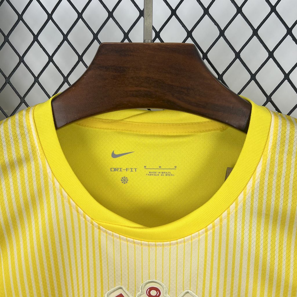 25-26 Corinthians Goal Keeper Yellow Fans  Jersey /25-26 科林蒂安黄色守门员球迷版