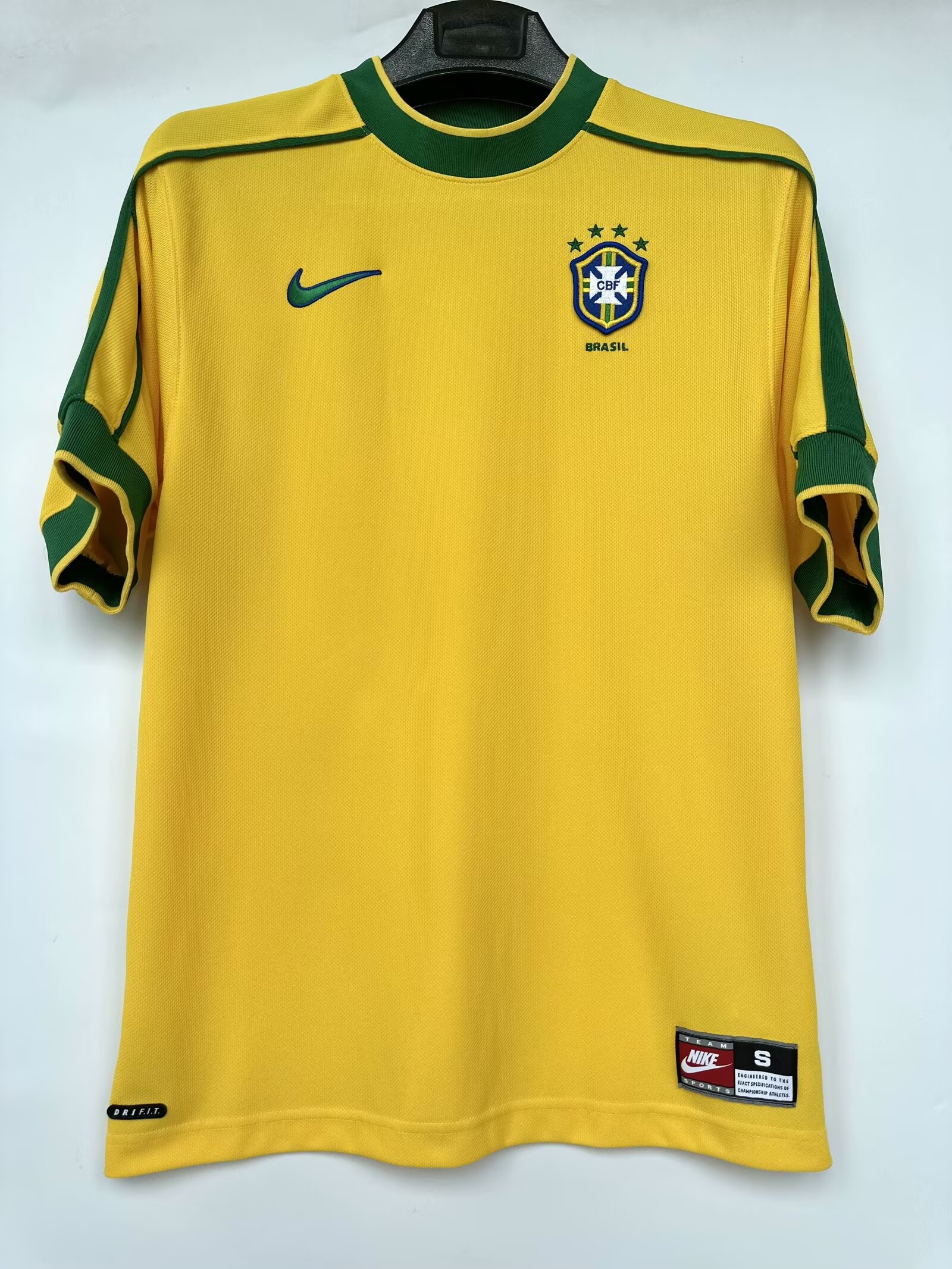 1998 Brazil Home Retro Jersey/1998 巴西主场