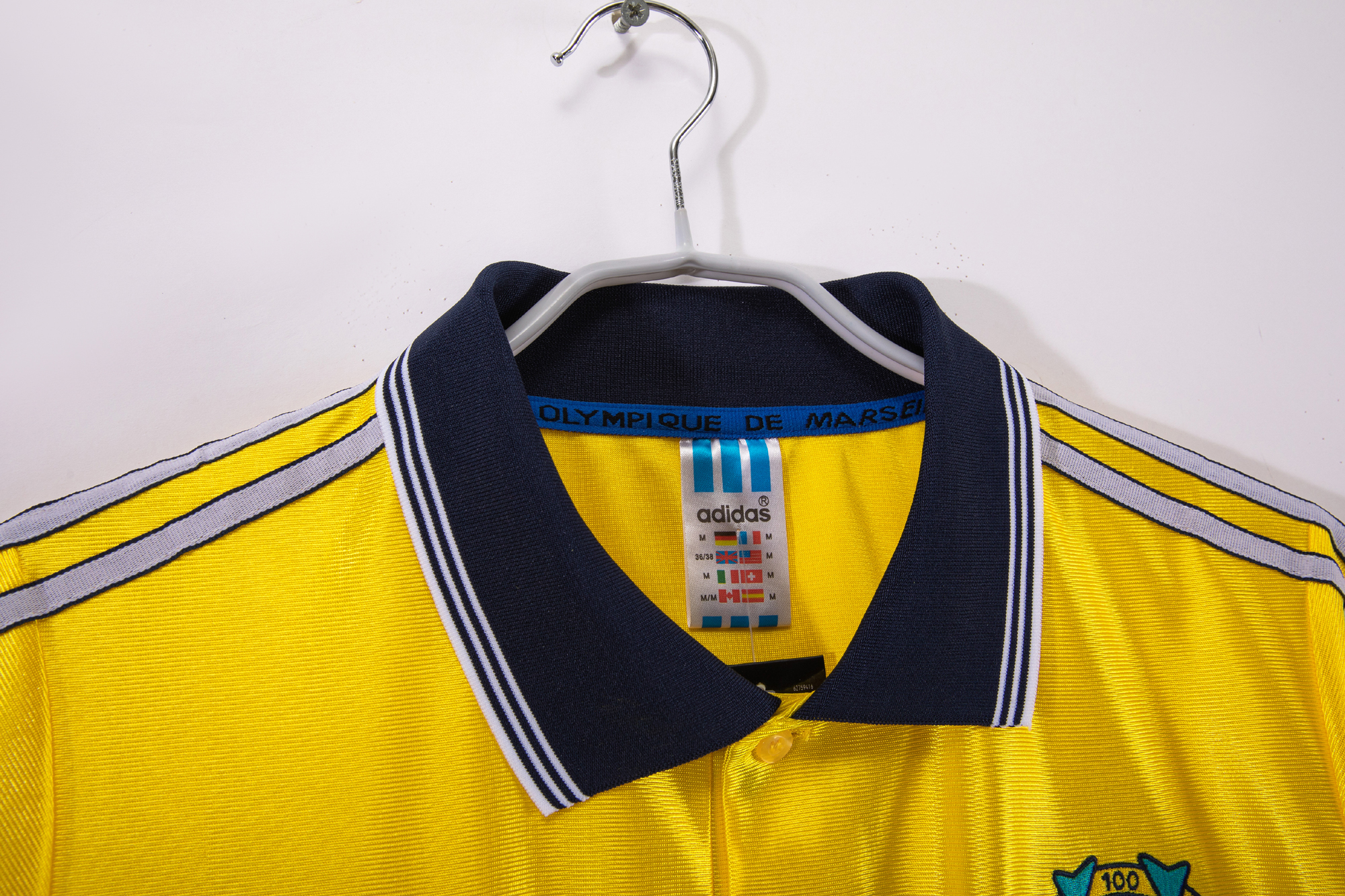 98-99 Marseille Yellow Retro Jersey/98-99马赛黄色