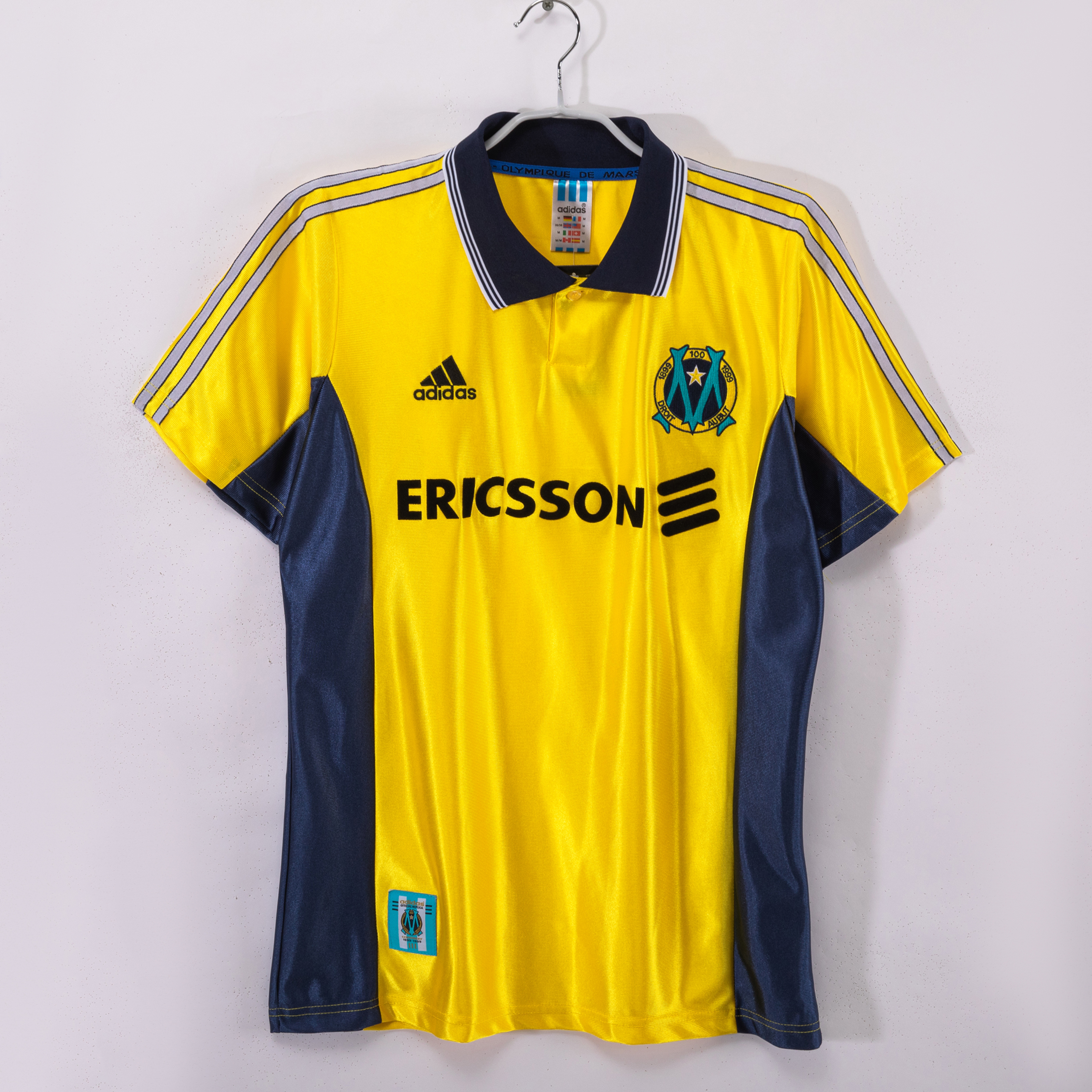 98-99 Marseille Yellow Retro Jersey/98-99马赛黄色
