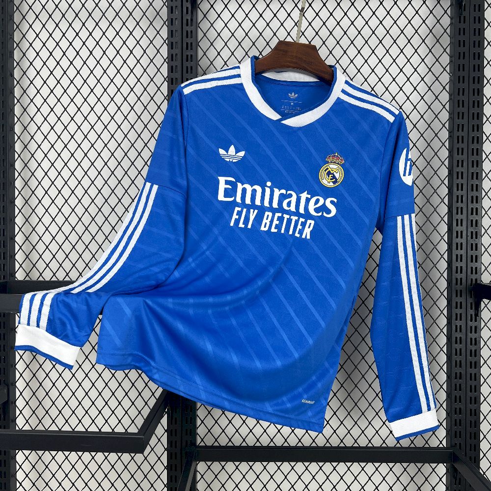 25-26  Real Madrid Third Fans Long Sleeve Jersey/ 25-26 皇马第二客场球迷长袖