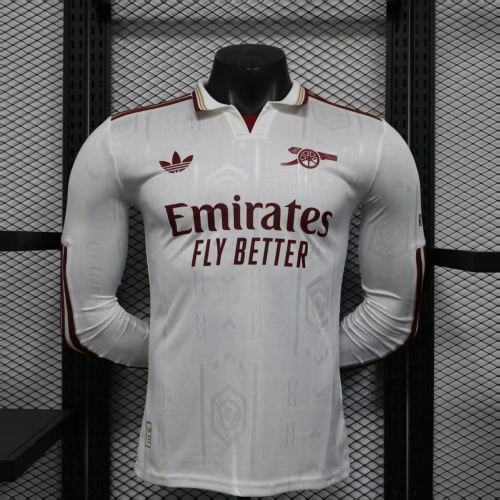 25-26 Arsenal Third Player Long Sleeve Jersey/ 25-26 阿森纳第二客场球员长袖