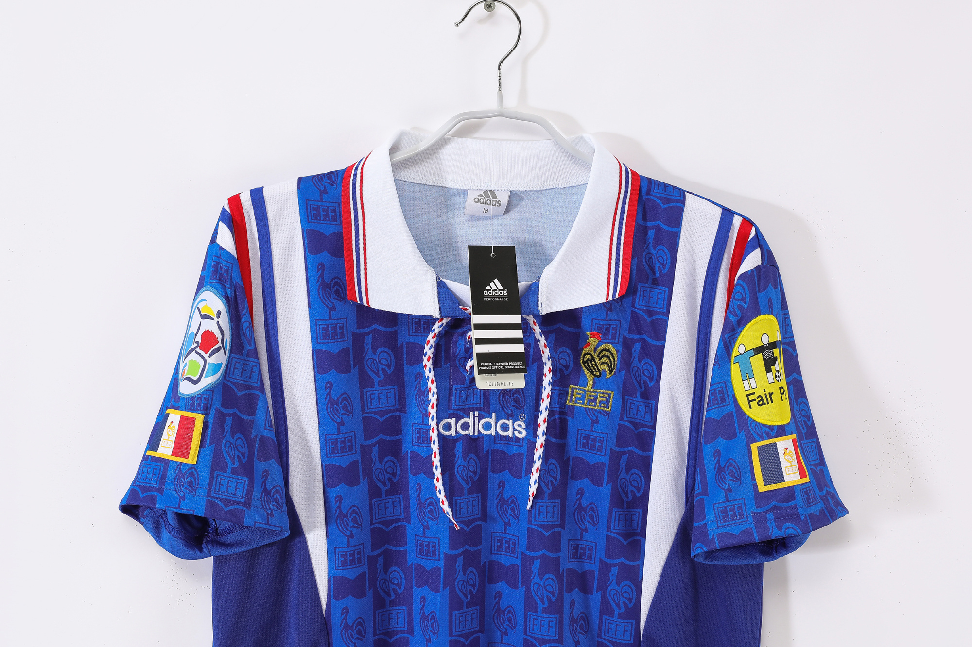 1996 France Home Retro Jersey/ 1996法国主场