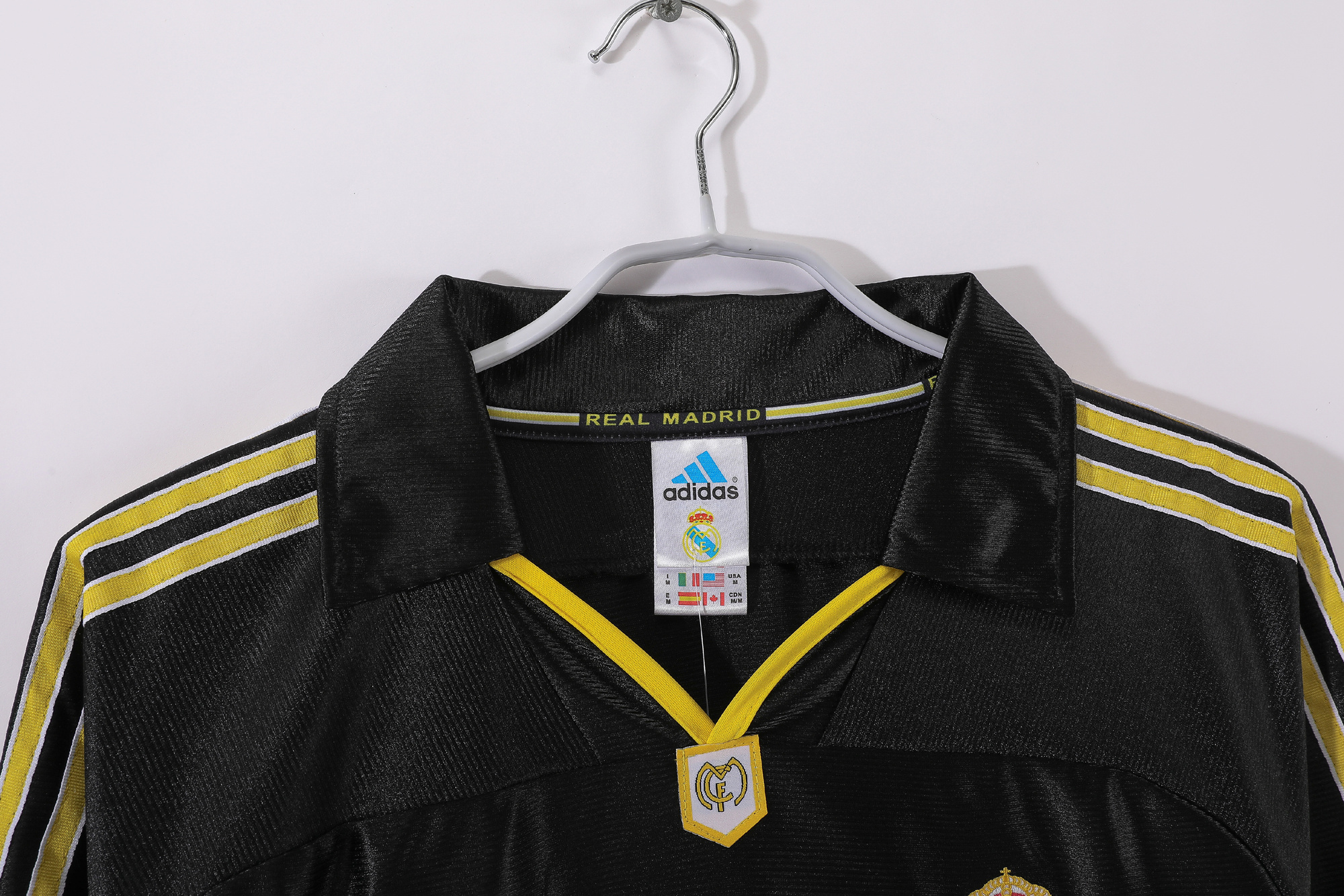 1999-2001 Real Madrid Away Long Sleeve Retro Jersey/99-01皇马客场长袖