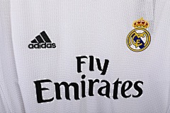 15-16 Real Madrid Home Long Sleeve Retro Jersey/15-16皇马主场长袖