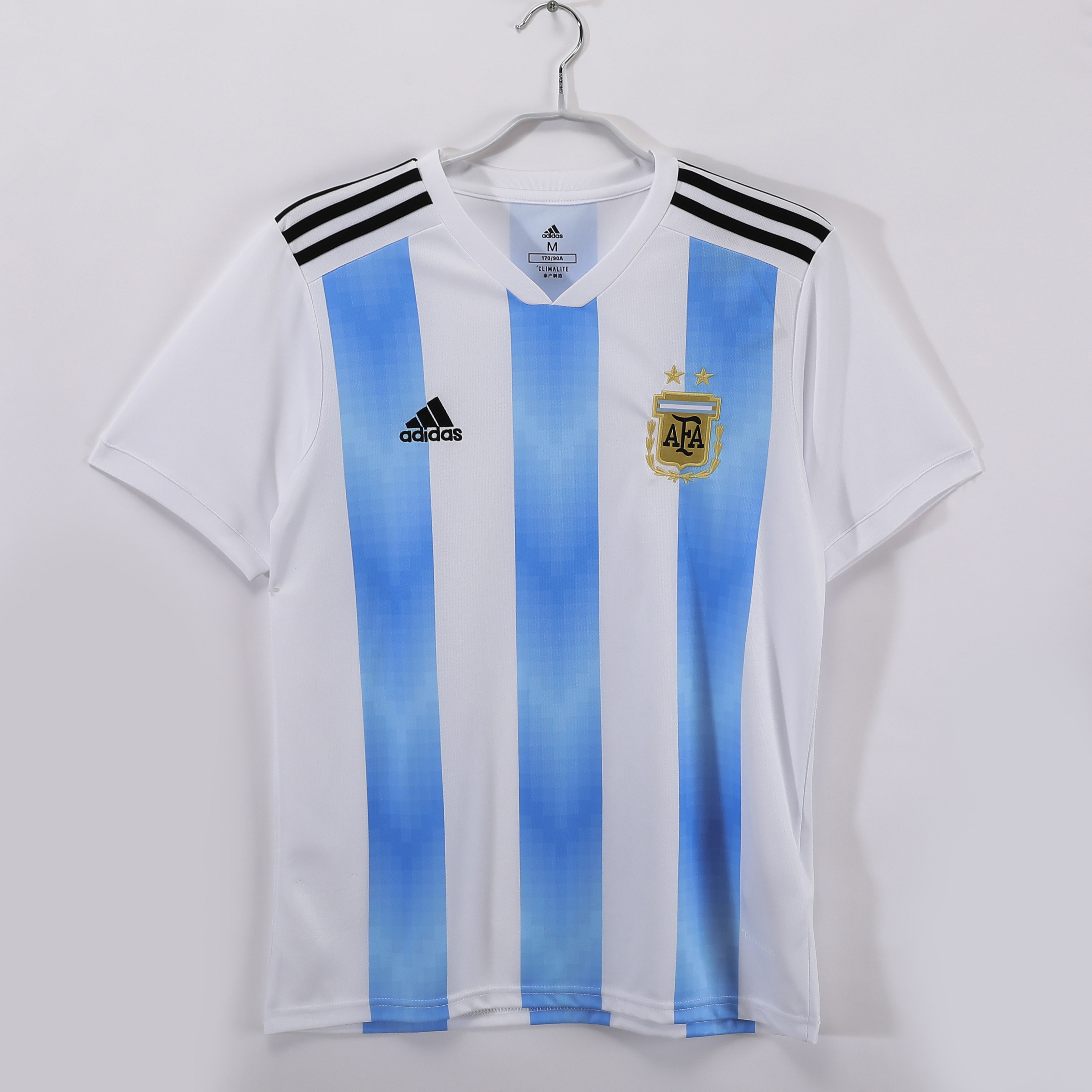 2018 Argentina Home Retro Jersey/2018阿根廷主场