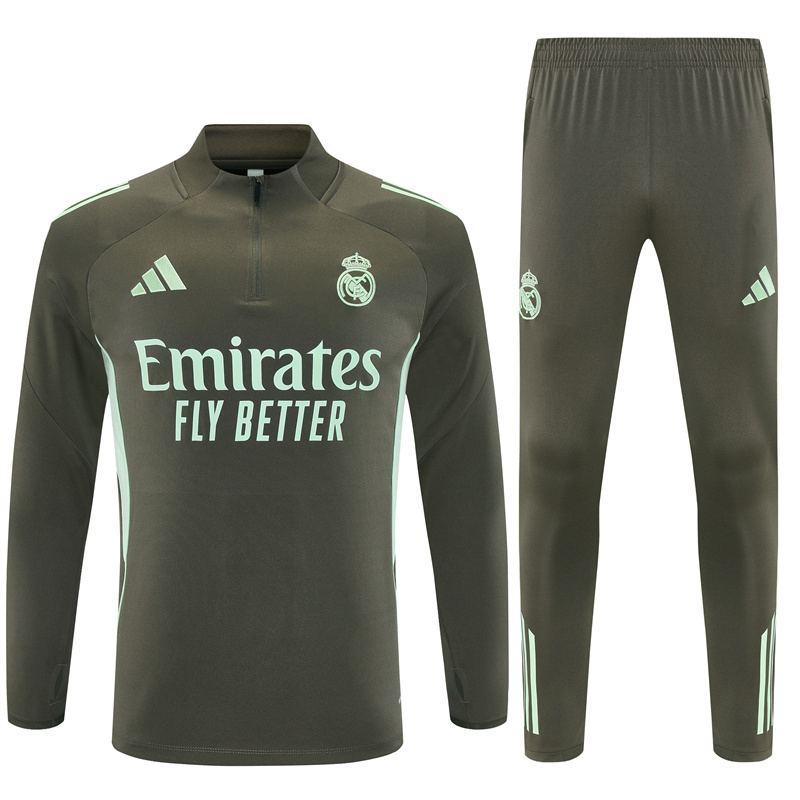 25-26 Real Madrid Training Suit/ 25-26皇马半拉训练服