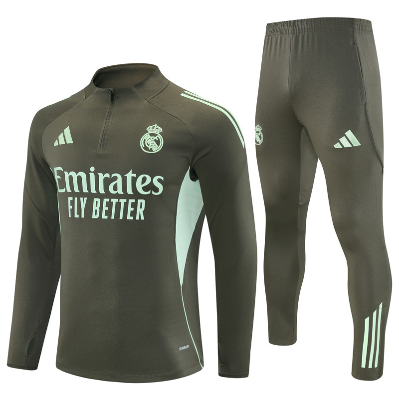 25-26 Real Madrid Training Suit/ 25-26皇马半拉训练服