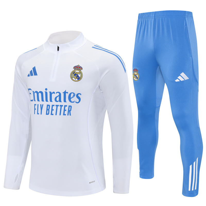 25-26 Real Madrid Training Suit/ 25-26皇马半拉训练服
