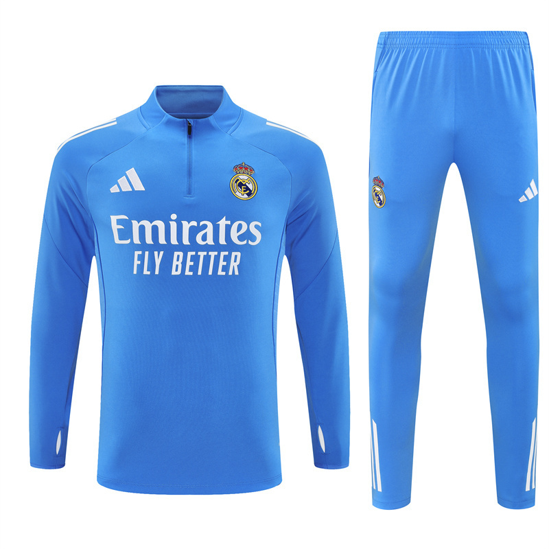 25-26 Real Madrid Training Suit/ 25-26皇马半拉训练服