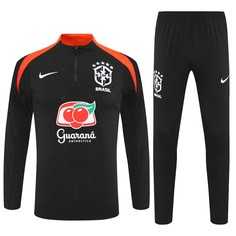 2025 Brazil Black Player Version Training Suit/2025巴西训练服,球员版