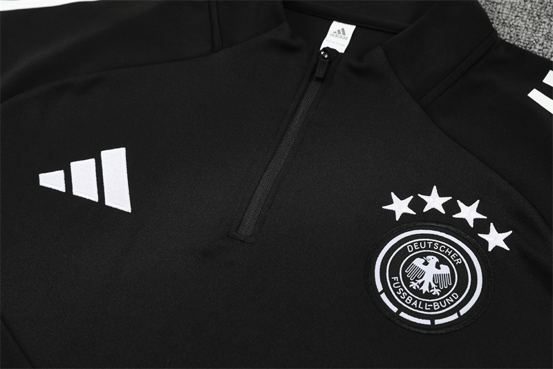 2025 Germany Black Training Suit/2025德国半拉训练服