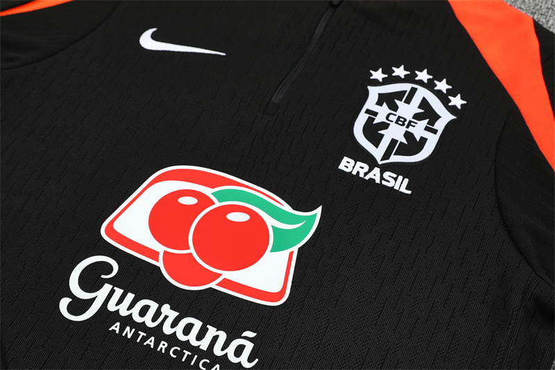 2025 Brazil Black Player Version Training Suit/2025巴西训练服,球员版