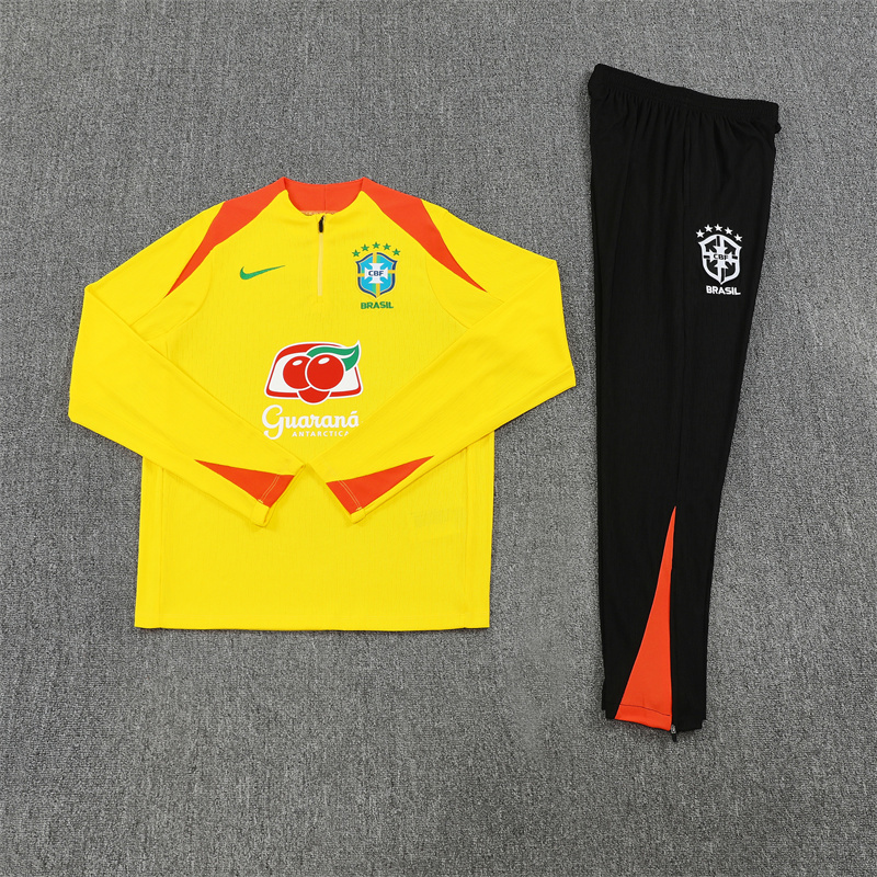 2025 Brazil Yellow Player Version Training Suit/2025巴西训练服,球员版