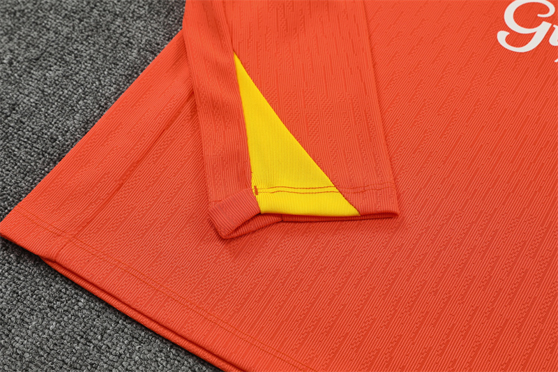 2025 Brazil Orange Player Version Training Suit/2025巴西训练服，球员版