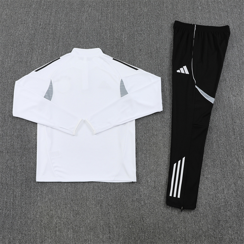 2025 Germany White Training Suit/2025德国半拉训练服