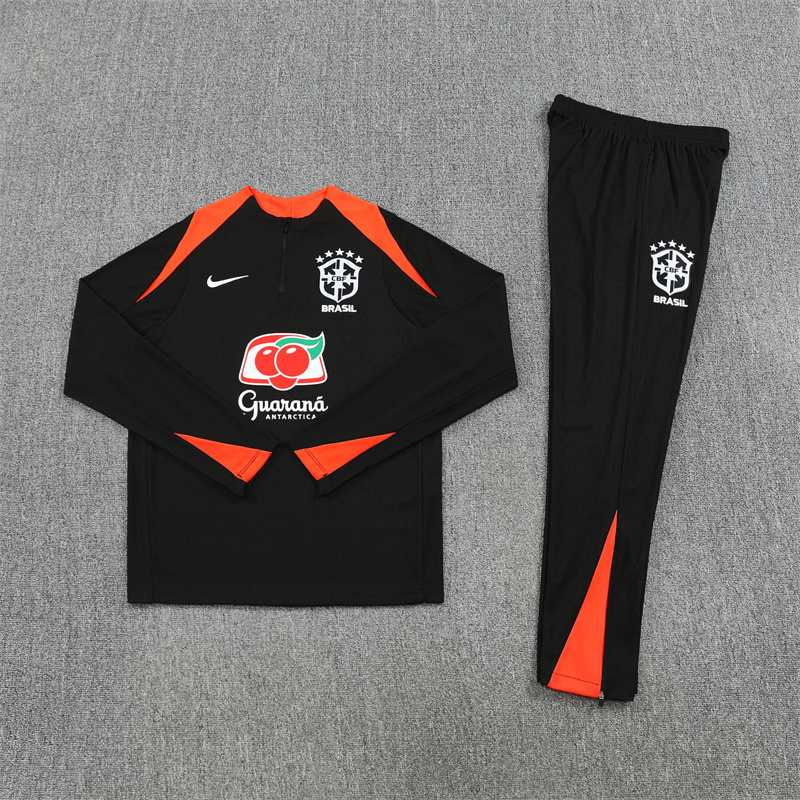 2025 Brazil Black Player Version Training Suit/2025巴西训练服,球员版