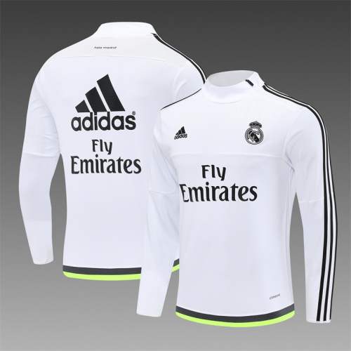 15-16 Real Madrid Retro Training Suit Top/15-16皇马复古上衣